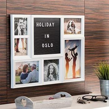 Weißes Frame & Board „Out of the Blue“ – 51 x 37 cm