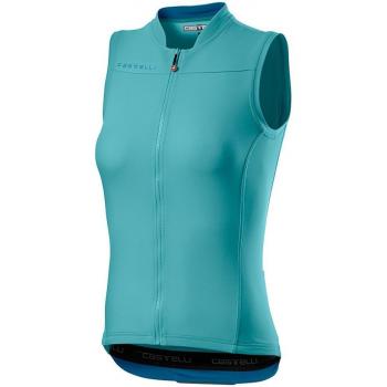 Castelli Anima 3 Damen Sporttrikot ärmellos aquablau