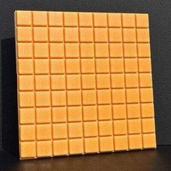 Mosaico de Espuma en 3D, Papel Pintado Autoadhesivo y Anticolisión para Paredes, Tamaño 30x30 cm
