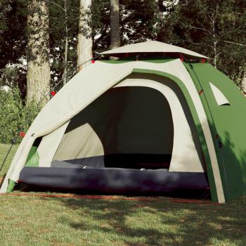 Tente d’Ombrelle VidaXL 4 P’tites – Vert – Déploiement Instantané