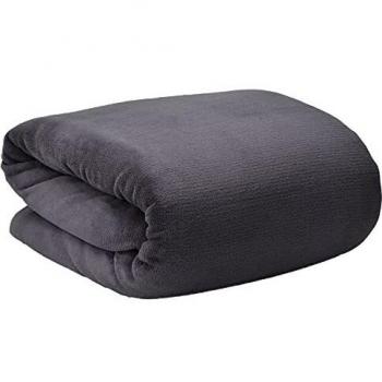 Plaid polaire anthracite 220x240cm