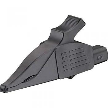 Pince crocodile noire 4 mm CAT II