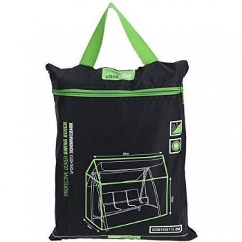 Housse Imperméable pour Balancelle de Jardin 225x145x175 cm Noir