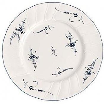 V&B Old Luxemburg Dinner Plate, 26 cm, Premium Porcelain, White/Blue