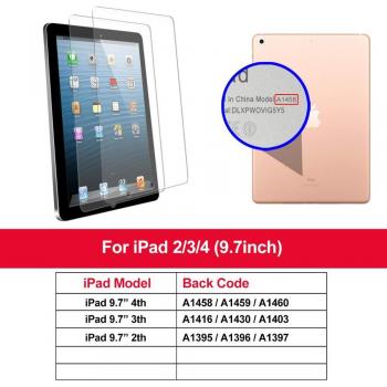 2PCS Tempered Glass Protector for iPad 10.2, Pro 11, Air 4/3, 10.5, Mini 2/3/4/5