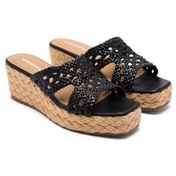 Black Gioseppo Brimfield Wedge Sandals – UK 7 (Women's)