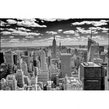 Manhattan Panorama Wandtapete von Papermoon
