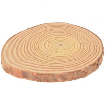Tranche de bois décorative