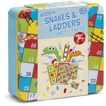 Classic Snake & Ladders, Tic‑Tac‑Toe Combo