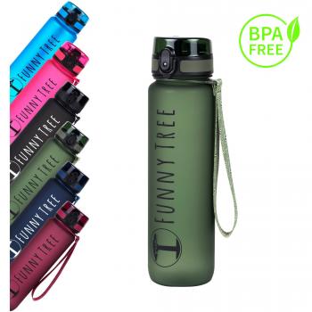 Funny Tree® Outdoor‑Flasche 1000 ml – Tritan, BPA‑frei