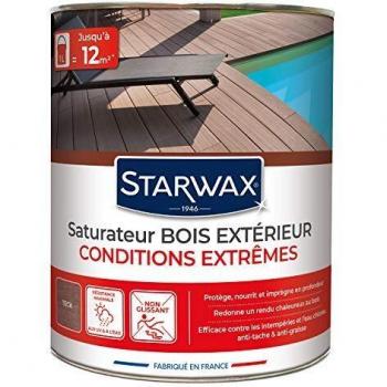Saturateur haute protection pour terrasses en bois teck 1L