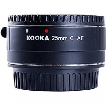 Kooka KK-C25A Tube d'Extension pour Canon 25mm Noir