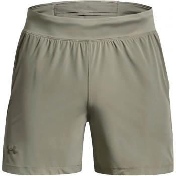 Pantaloni Corti Under Armour Launch Elite 5 Verde Fosforescente