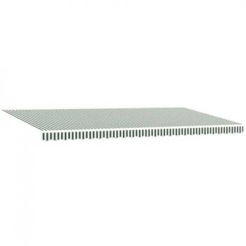 VidaXL Auvent Rétractable Vert-Blanc 600×300 cm