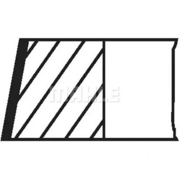 Kit de segments de piston MAHLE 030 79 N0
