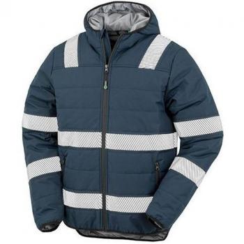 Nachhaltige Warnschutz‑Jacke mit Innenfutter