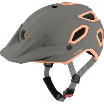 Croot Helm Alpina – Casque MIPS, Gris/Pêche, Taille 52‑57