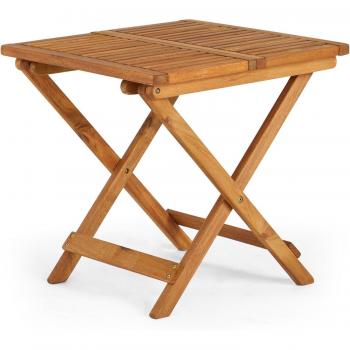Compact Wooden Side Table
