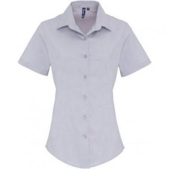 Blusa corta elasticata Premier argento XL