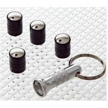 Richbrook Armorall Pack Black Spinning Anti Theft Valve Caps & 300ml Protectant