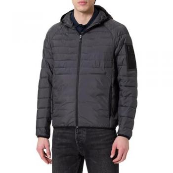 Thor Steppjacke mit Kapuze – Klassisches Design in Schwarz