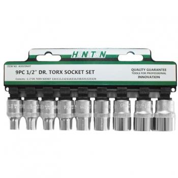 Juego de 9 piezas Torx 1/2 de acero Honiton 4009