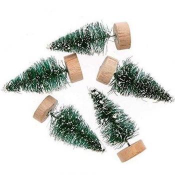 Mini alberi di Natale verdi