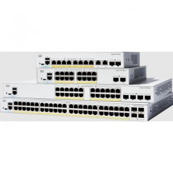 Cisco C1200‑16P‑2G Smart Switch (16 Ports, PoE+, Dual 1 Gbps SFP) – Lifetime Protection Included
