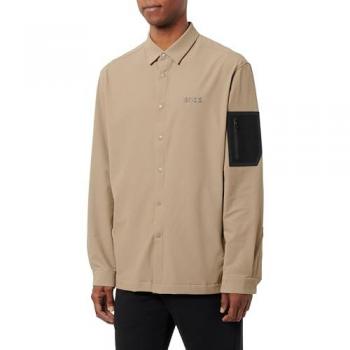 Boss Camicia a Maniche Lunghe Verde Pastello Light XL