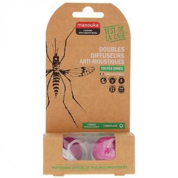Manouka Moustiquaire 2x Boules Diffuseurs Mauves