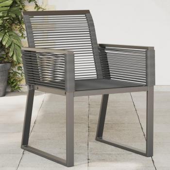VidaXL Gartenstuhl Set 2 Stk. Schwarz Poly Rattan