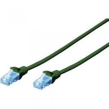 Cable de red Digitus 3m Cat5e U/UTP verde