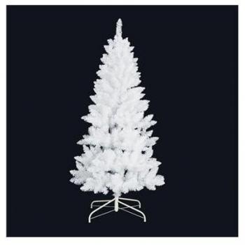 Sapin Kelo effet neige amovible Ø90x180cm couleur blanche