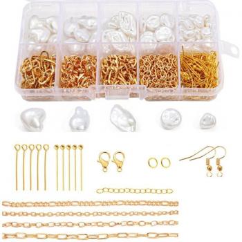 Chaîne à crochet pour bijoux en perles d'ABS