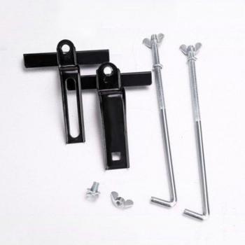 Support de voiture en métal réglable 16cm-22.5cm noir argent