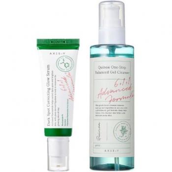 AXIS-Y Serum zur Korrektur dunkler Flecken X Quinoa Balancierender Reiniger