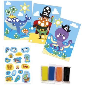 Pâte à Modeler & Gommettes Pirates – Mandarine Avenue