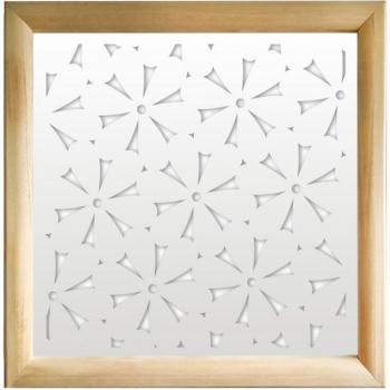 SignOrbit Legno PVC Daisy 48x48 Bianco