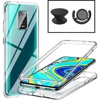 Funda 3x1 360° + Gripholder + Soporte Negro para Xiaomi Redmi 10x