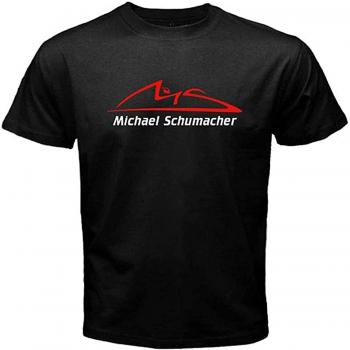 T-shirt noir pour homme taille M Michael Schumacher