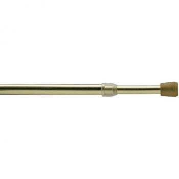 Varilla extensible a presión dorada 40-70 cm