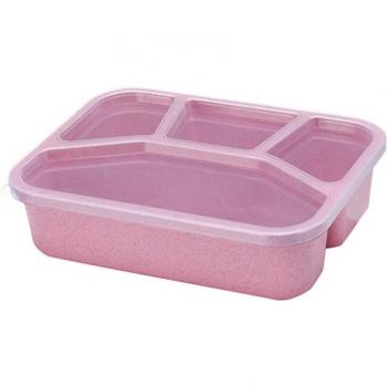 Contenedor de Fruta y Almuerzo de Paja de Trigo
