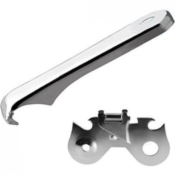 Caja de 12 uds de Abrelatas Mariposa+Descapsulador Niquelado Ibili 785600