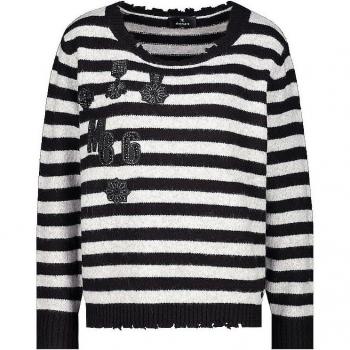 MONARI Strickpullover schwarz Größe 42