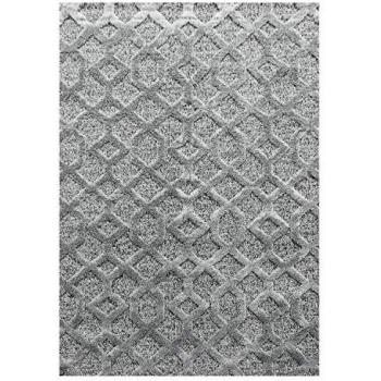 Eleganter Hoch-Tief Effekt Teppich, 3D Boho Design, Pflegeleicht