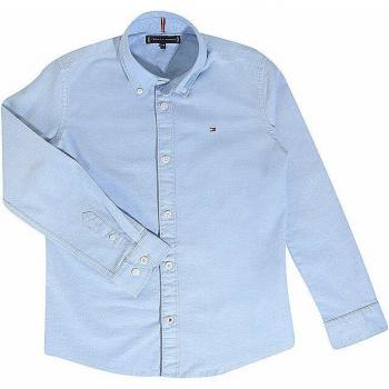 Tommy Hilfiger Jungen Hemd Blau Kinder Größe: 152 Kb0kb06964