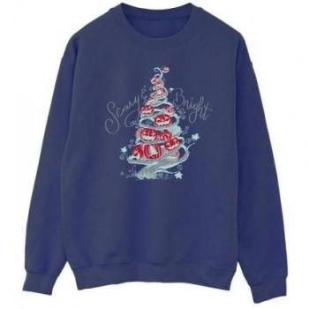 Disney Men's The Nightmare Before Christmas Light & Dark Sweatshirt L White