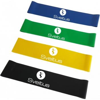 Bandes Sveltus en latex pour l'aérobic (x4)