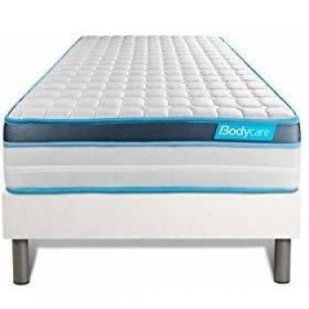 Kit matelas 90x200 Bodyfit mémoire de forme et sommier