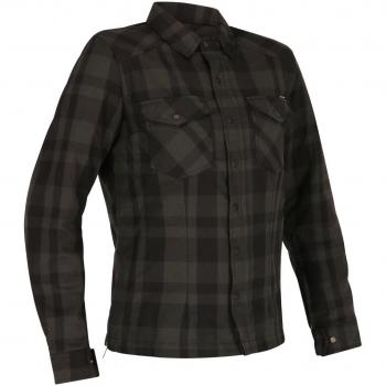 Damen Motorradhemd RICHA Forest Schwarz-Dunkelgrau